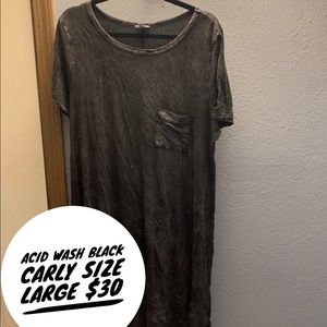 Black acid wash Large Carly